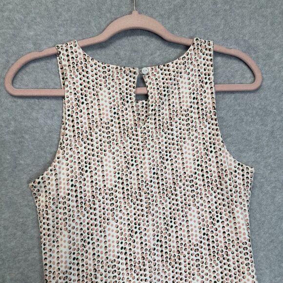 Pact Sleeveless Dress Women’s Size Small‎ Pink Geometric Print Organic Cotton - Picture 10 of 15